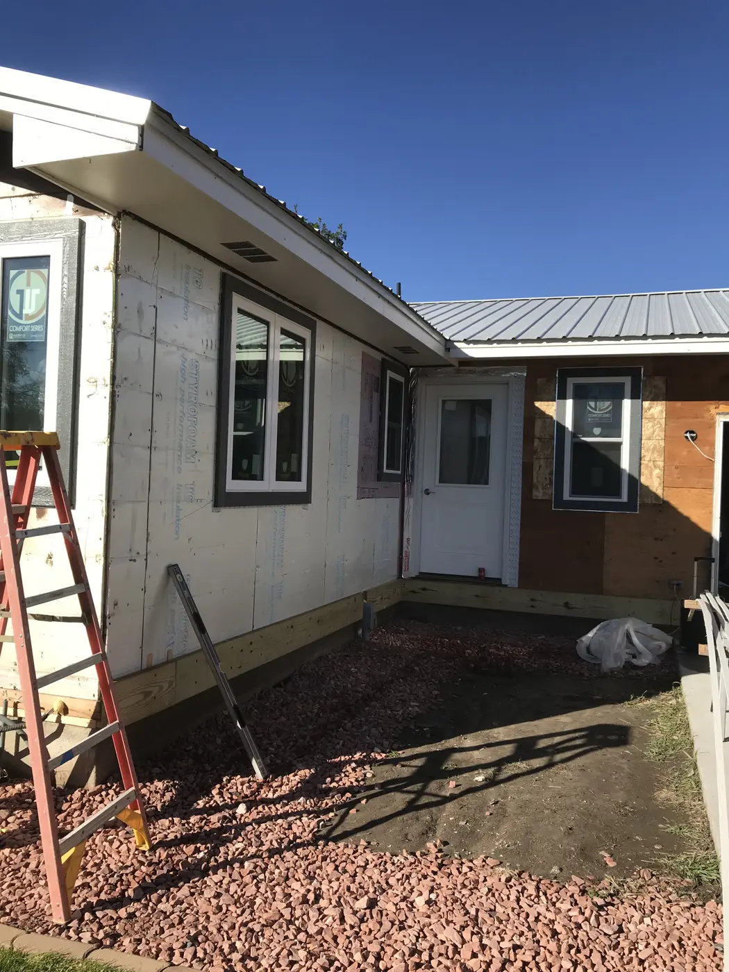 Exterior wall preparation