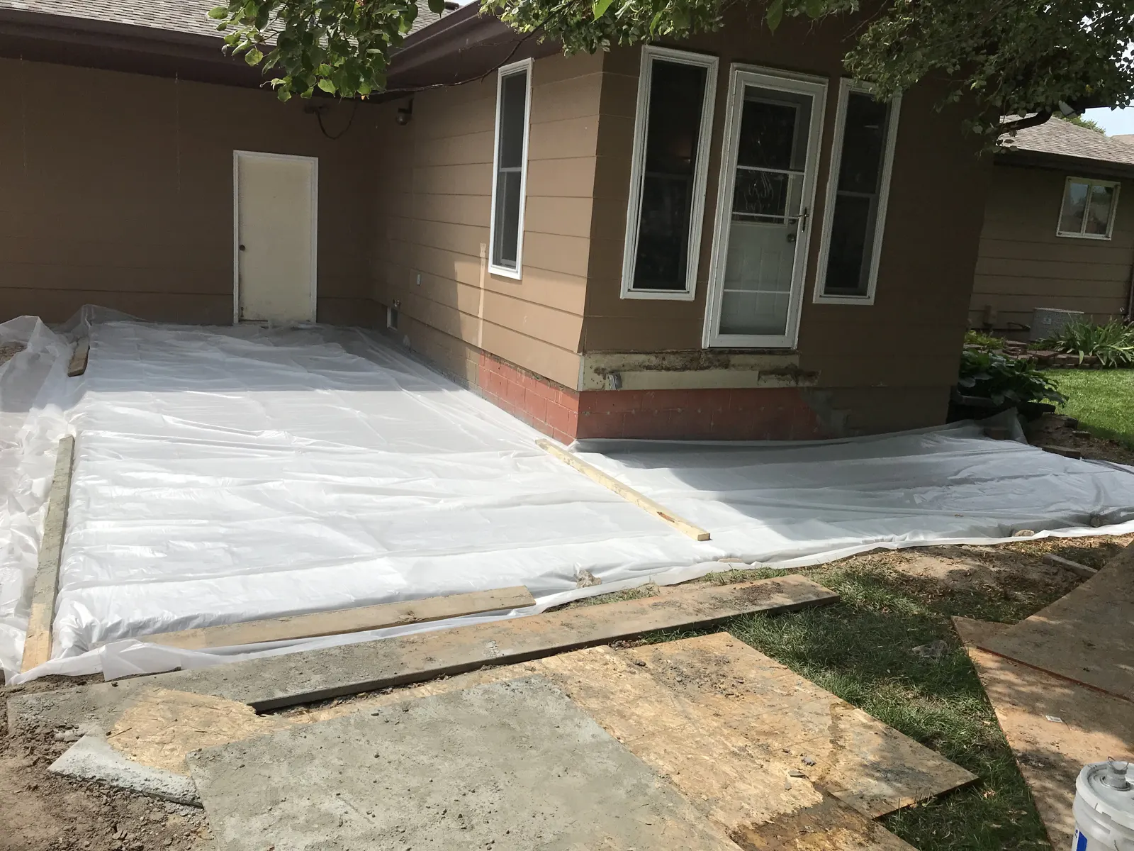 Patio curing