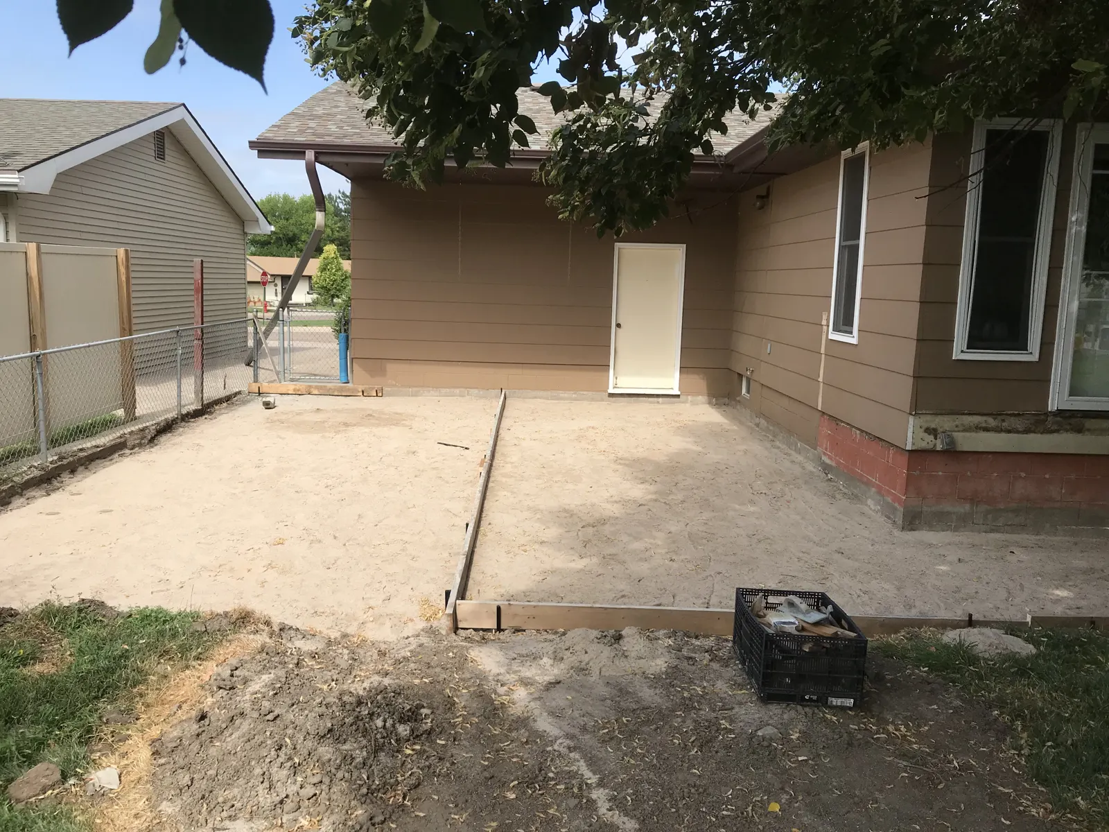 Existing patio