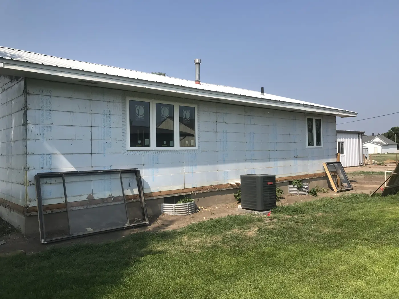 Window installation progress